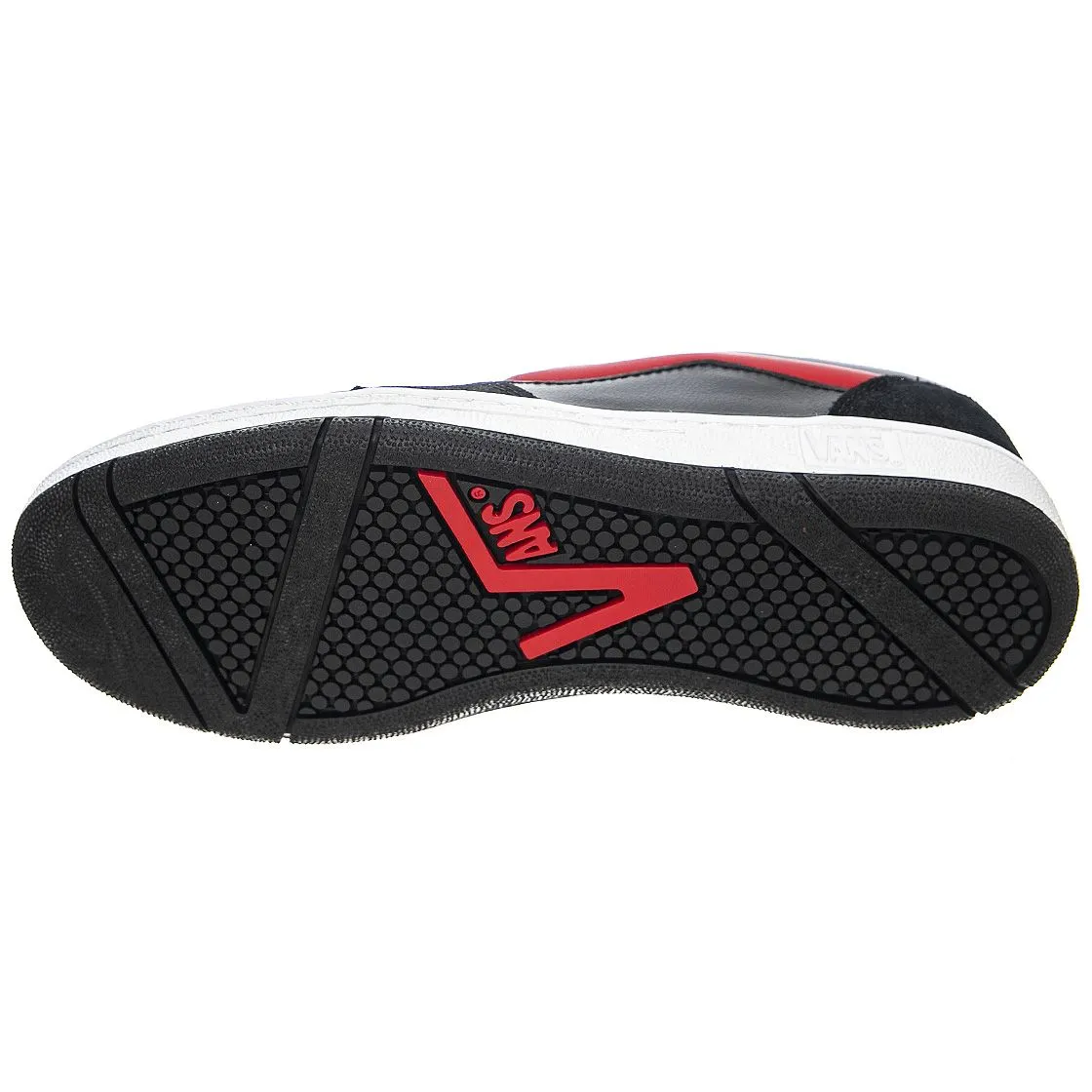 Vans UA Fairlane - Scarpe Stringate Profilo Basso Uomo Nere / Rosse    