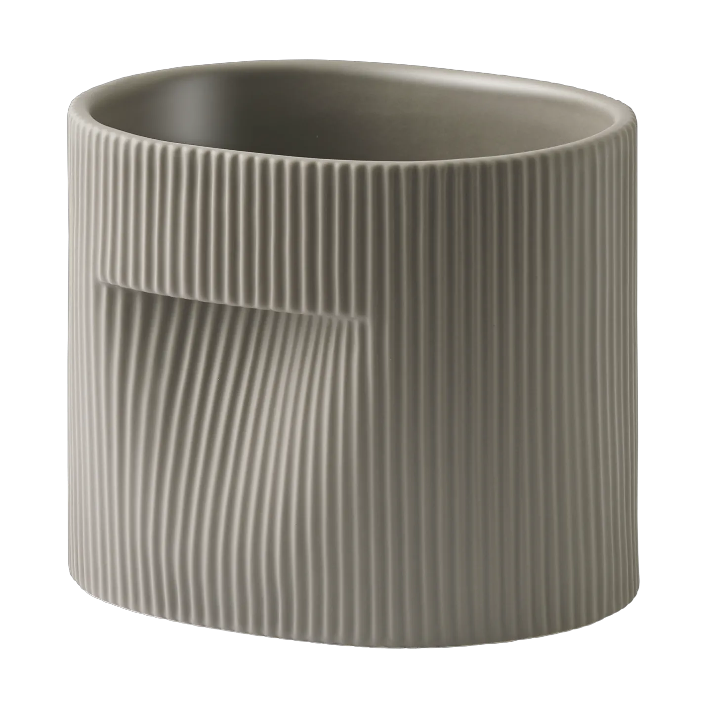 Vaso da fiori Ridge 15 cm.iv{font-size:18px}Beige