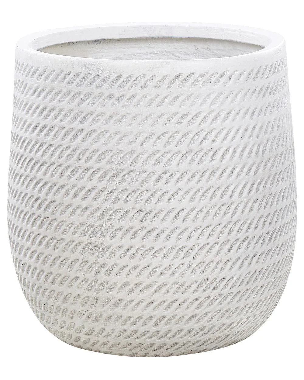 Vaso per piante LIVADIA Pietra 39 cm Bianco sporco