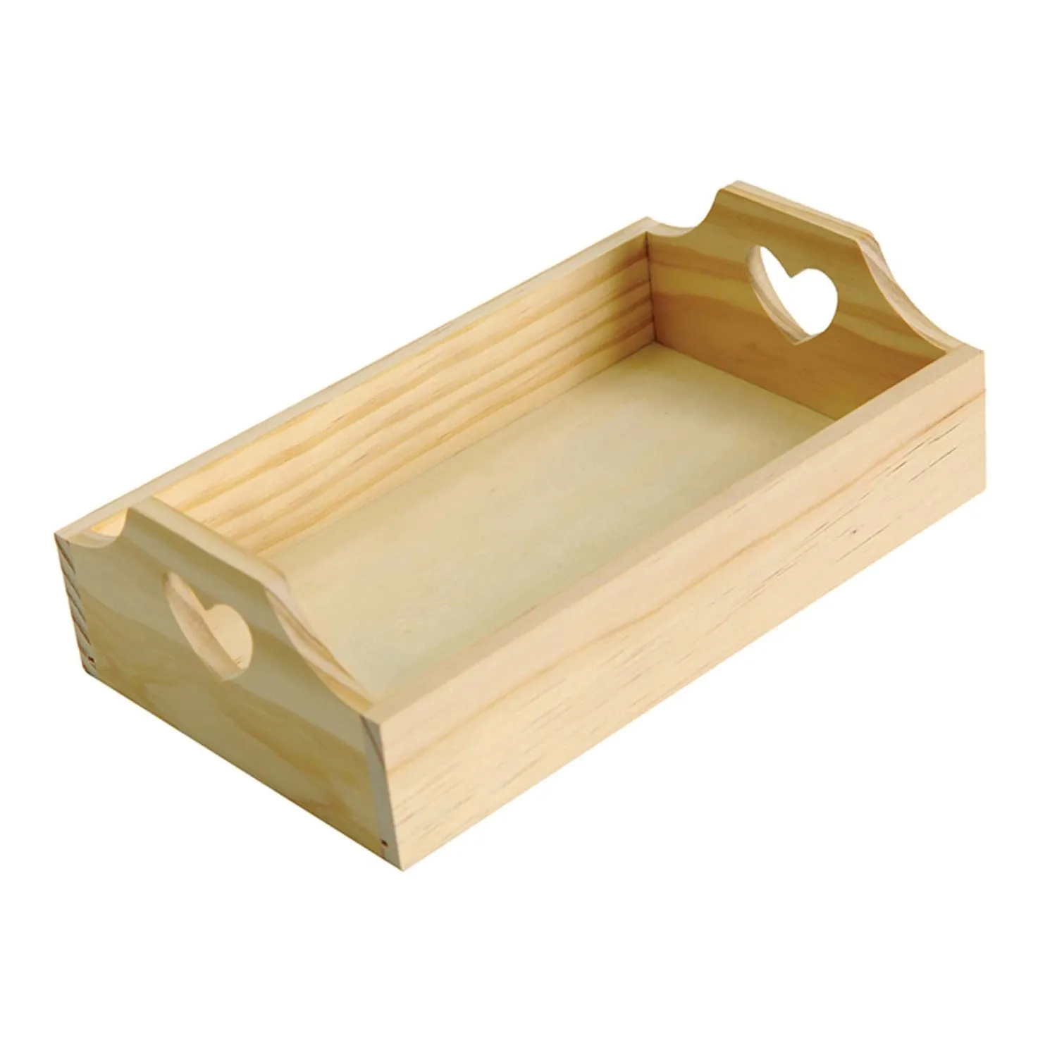 Vassoio in legno Parigi 25x15x8 cm