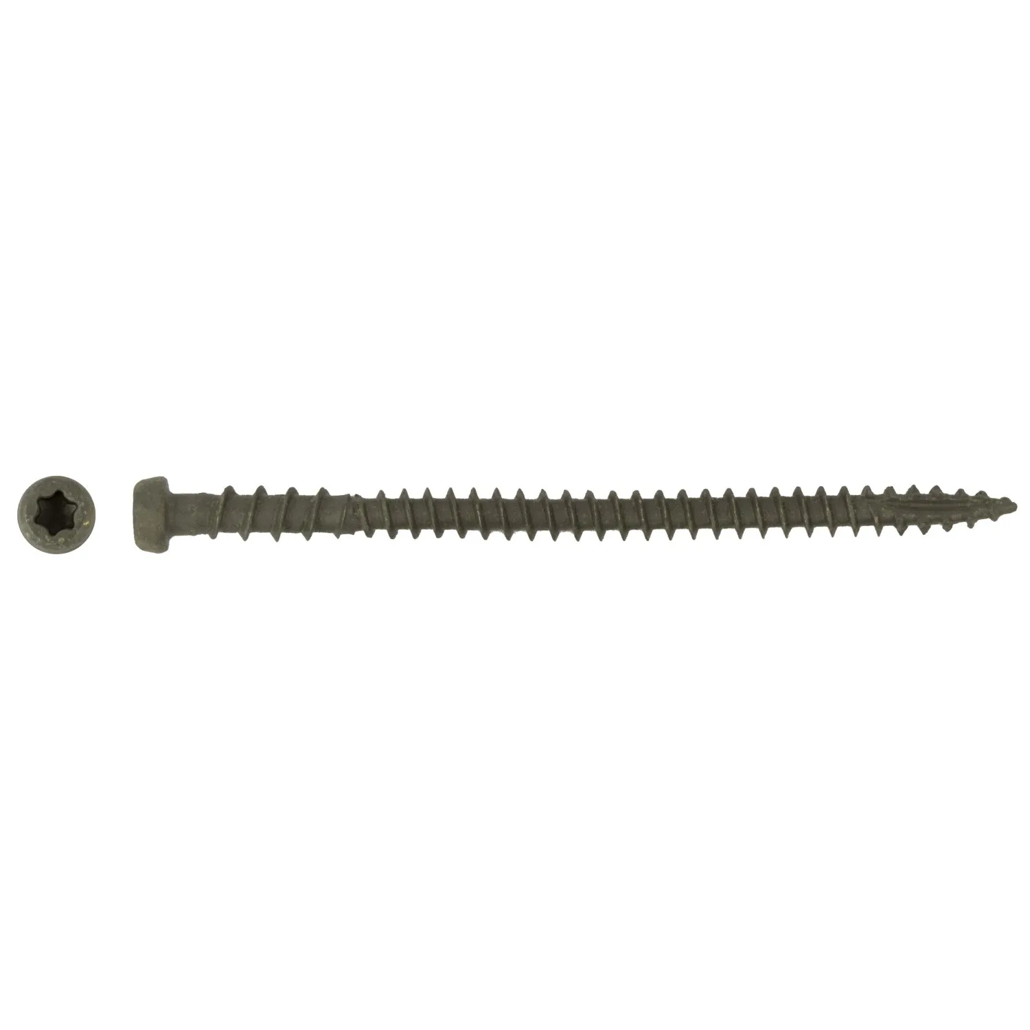 Vite per legno testa cilindrica T20 grigio 5x40 mm 8 pz