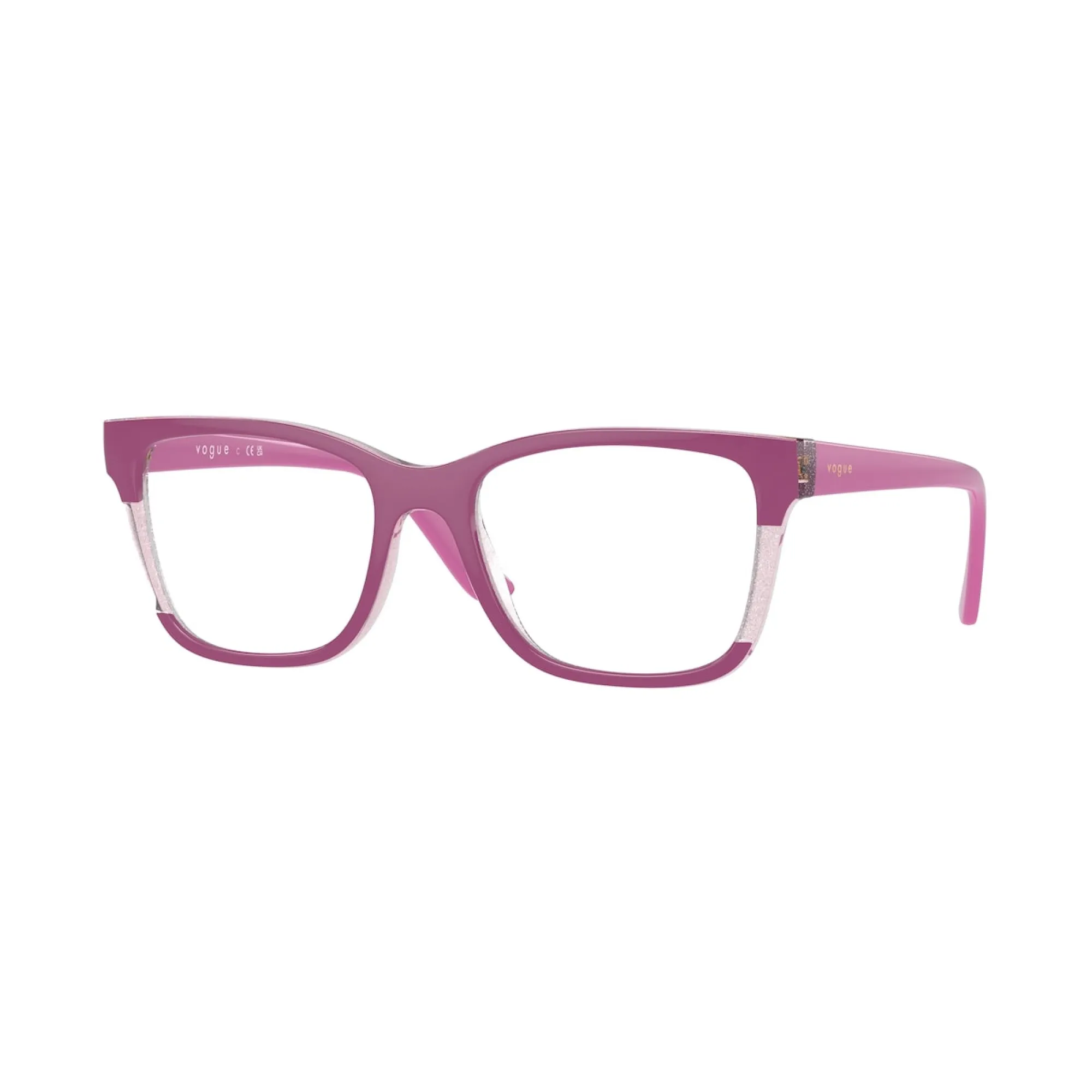   Vogue VO 5556 - 3142 Glitter Fucsia/rosa Trasparente | Occhiale Da Vista Donna 