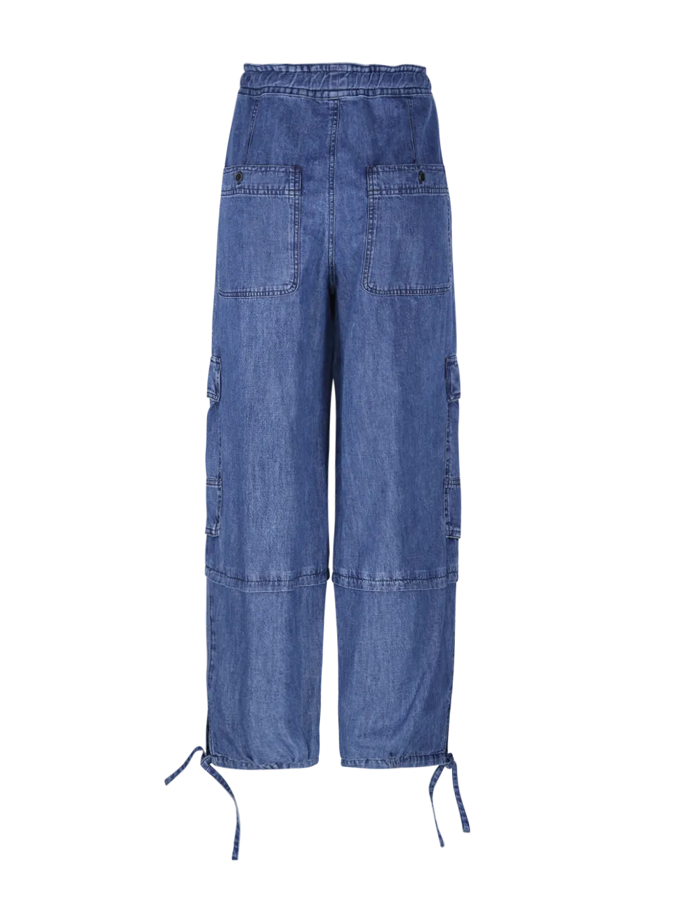 WOMAN ISABEL MARANT ETOILE BLUE COTTON IVY GB PANTS